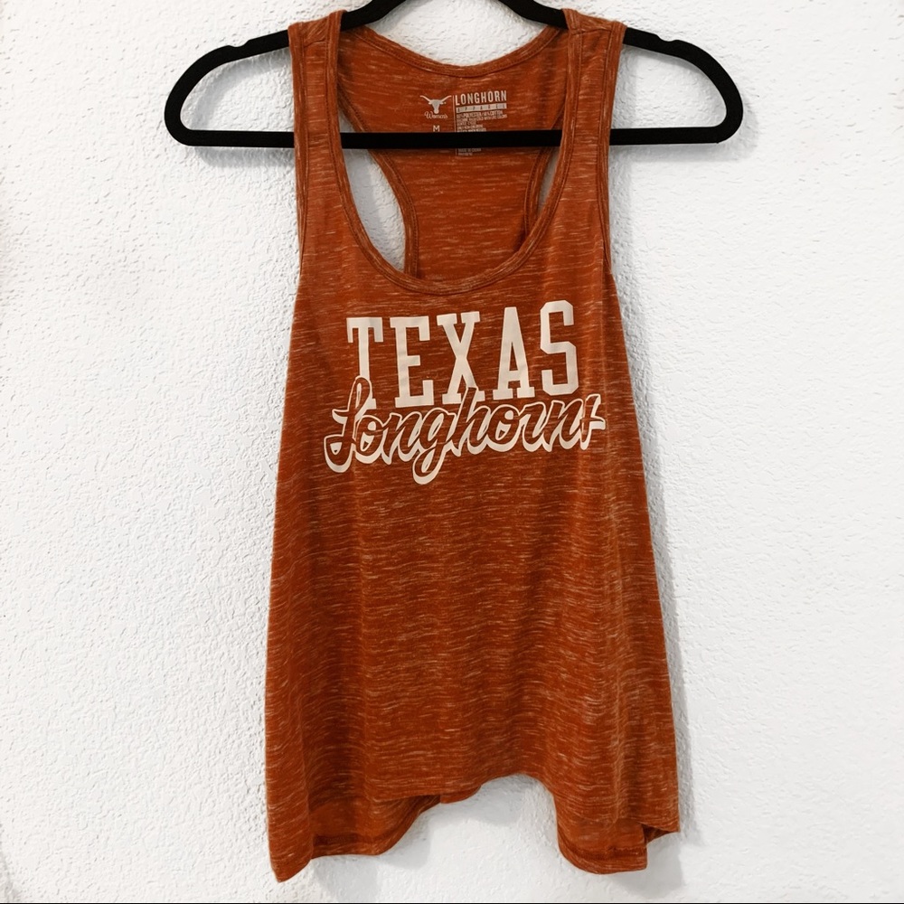 orange texas longhorns tank
